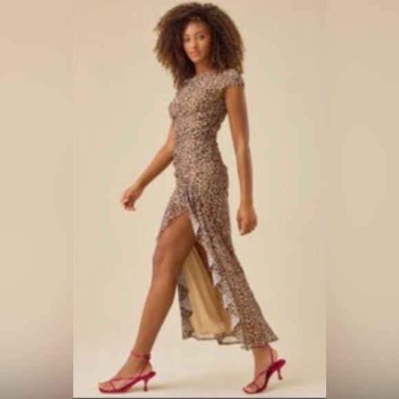 NWT Altar’d State Marta Mesh Maxi Dress – XS - Picture 5 of 5